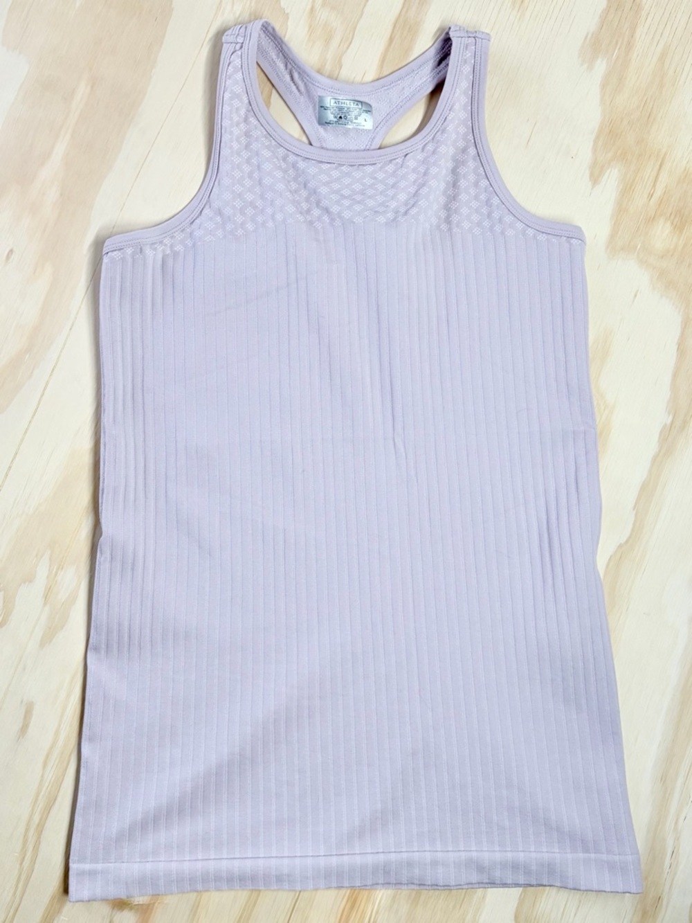 Athleta Renew Seamless Racerback Tank Lavender Purple L